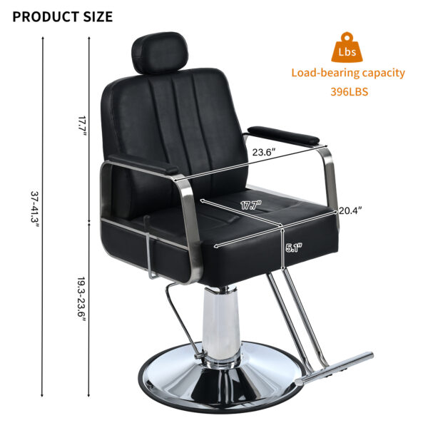 Metal Barber Salon Chair - Image 4
