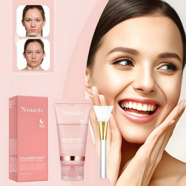 Collagen Mask, Suitable For The Whole Face, Good Rejuvenating Products, Selected Types Of Masks, Firming, Anti-wrinkle, Hydrating And Brightening Skin - Image 2