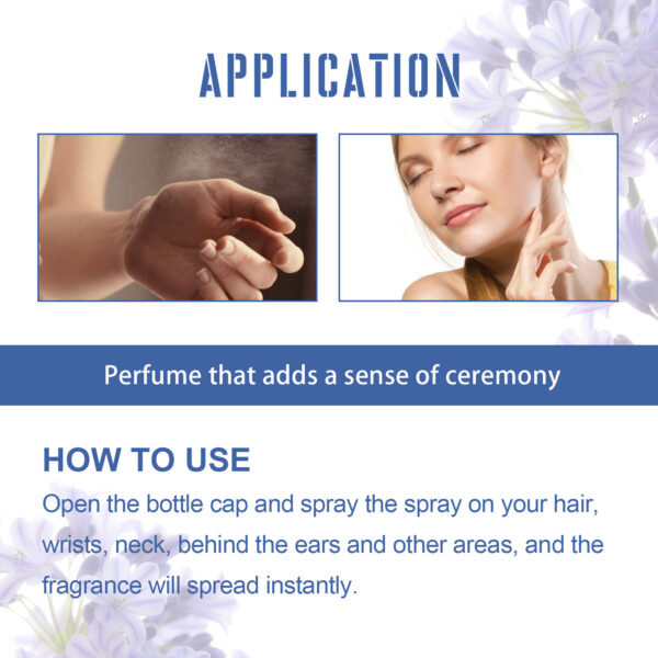 North Moon Fragrance Spray, Spray Body Splash For Women, Hair & Body Fragrance Mist, Fresh Long Duration Fragrance Spray Scent, Women's Dating Perfume Spray - Image 7