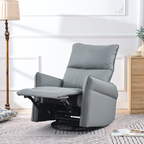 Modern Small Swing Swivel Recliner Bedroom Chair - Image 5