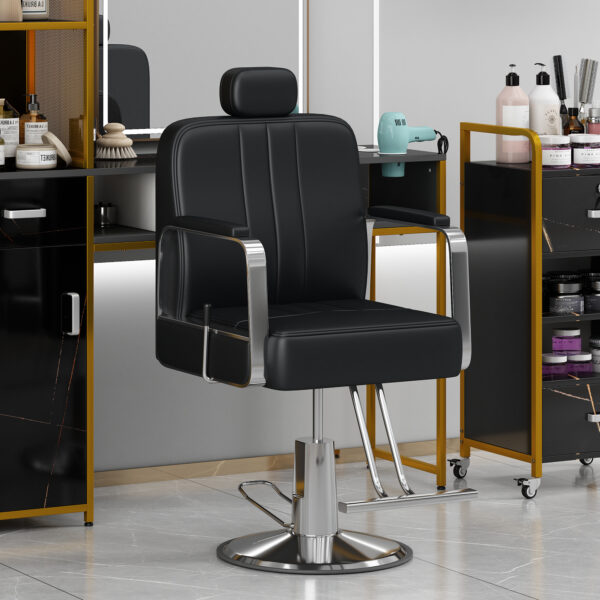 Metal Barber Salon Chair - Image 7