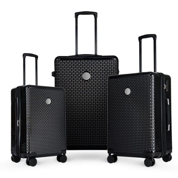 3 Piece Set Of Hard Shell Suitcases With Wheels, Light Expandable Travel Suitcase With TSA Lock, Carry-On, Checked Luggage,20 Inches, 24 Inches, 28 Inches - Image 10