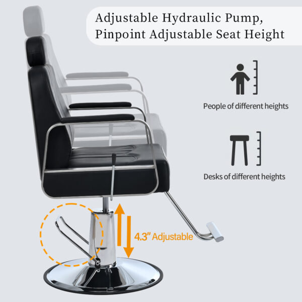 Metal Barber Salon Chair - Image 5