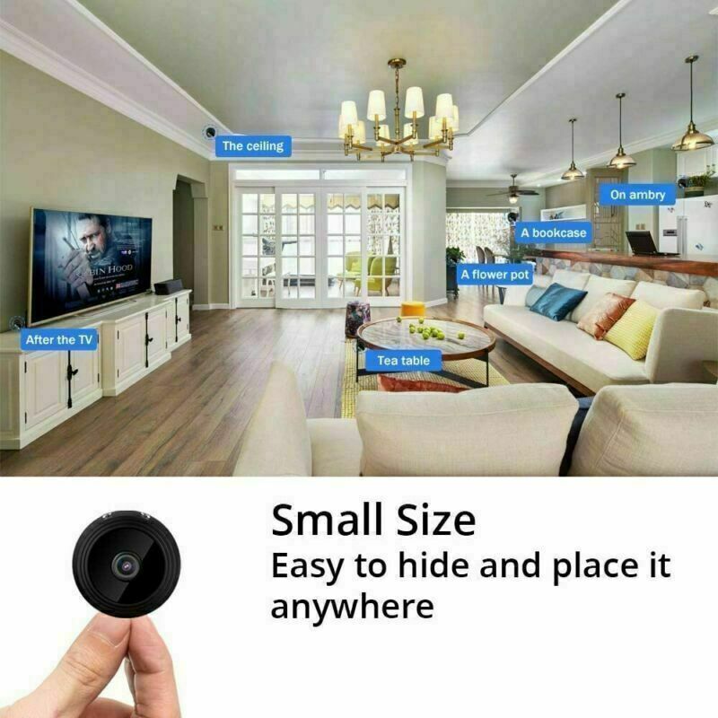 Mini Hidden Spy Camera Wireless Wifi IP Home Security 1080P HD DVR Night Vision - Image 9