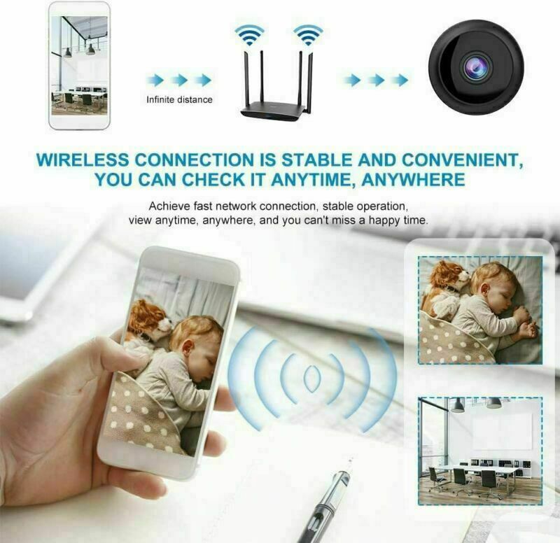 Mini Hidden Spy Camera Wireless Wifi IP Home Security 1080P HD DVR Night Vision - Image 10